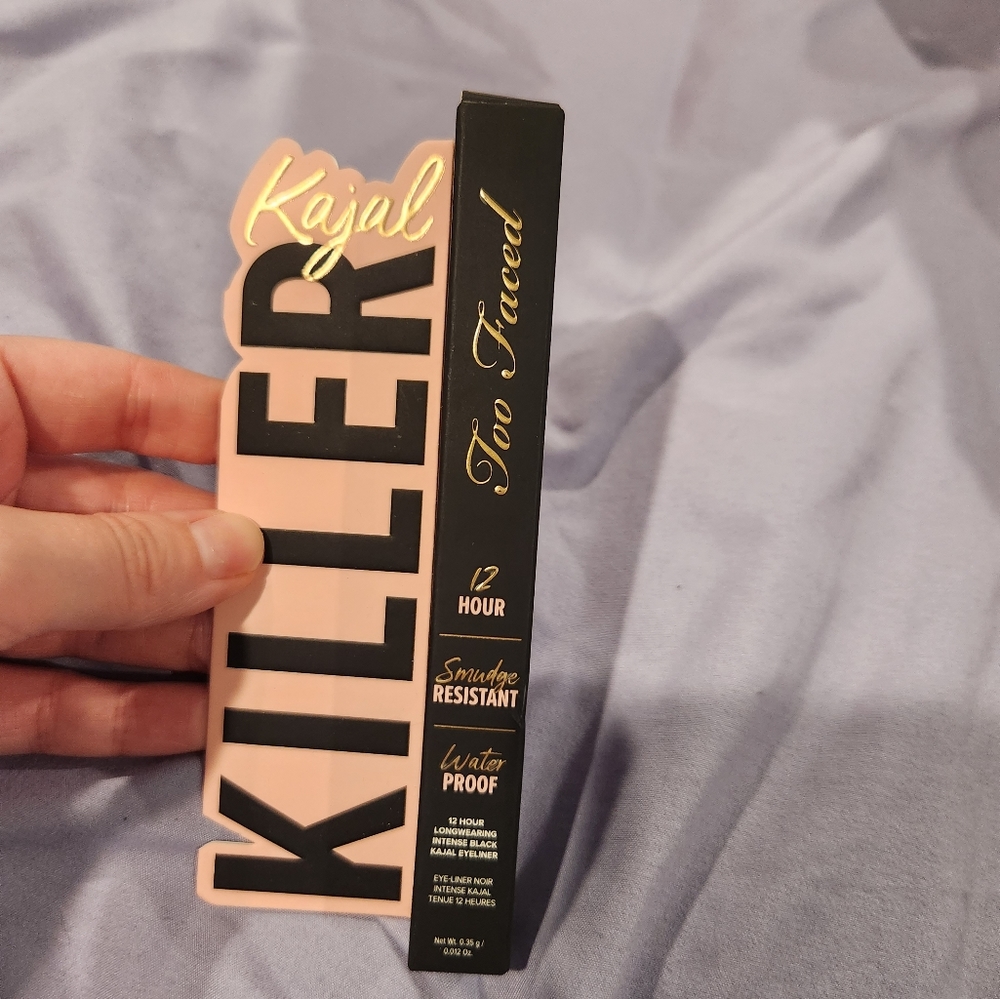 BNIB Too Faced Killer Kajal 12-Hour Longwear Intense Black Kajal Eyeliner
